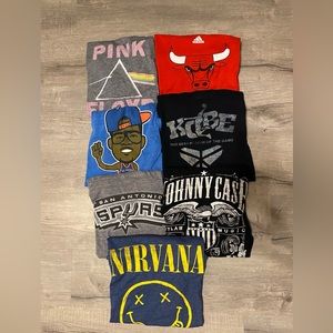 Bundle of 11 retro tees and polo shirts